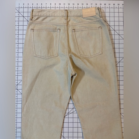 NWOT Everlane Women’s Size 28 Regular Pure Clay Ecru High Rise Jeans - Picture 8 of 12